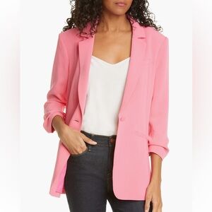 Cinq à Sept Khloe Ruched Sleeve Blazer